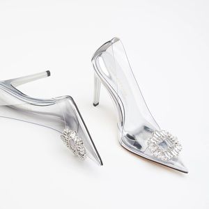 Good American Cinderella Heels Size 7.5